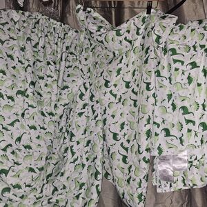 Green Dinosaur Print Sheet Set 3 Piece